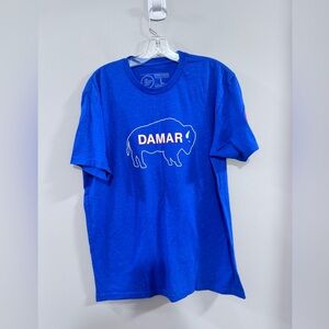 Men's Obvious Shirts Damar Hamlin #3 Buffalo Bills Short Sleeve Tee. Size L